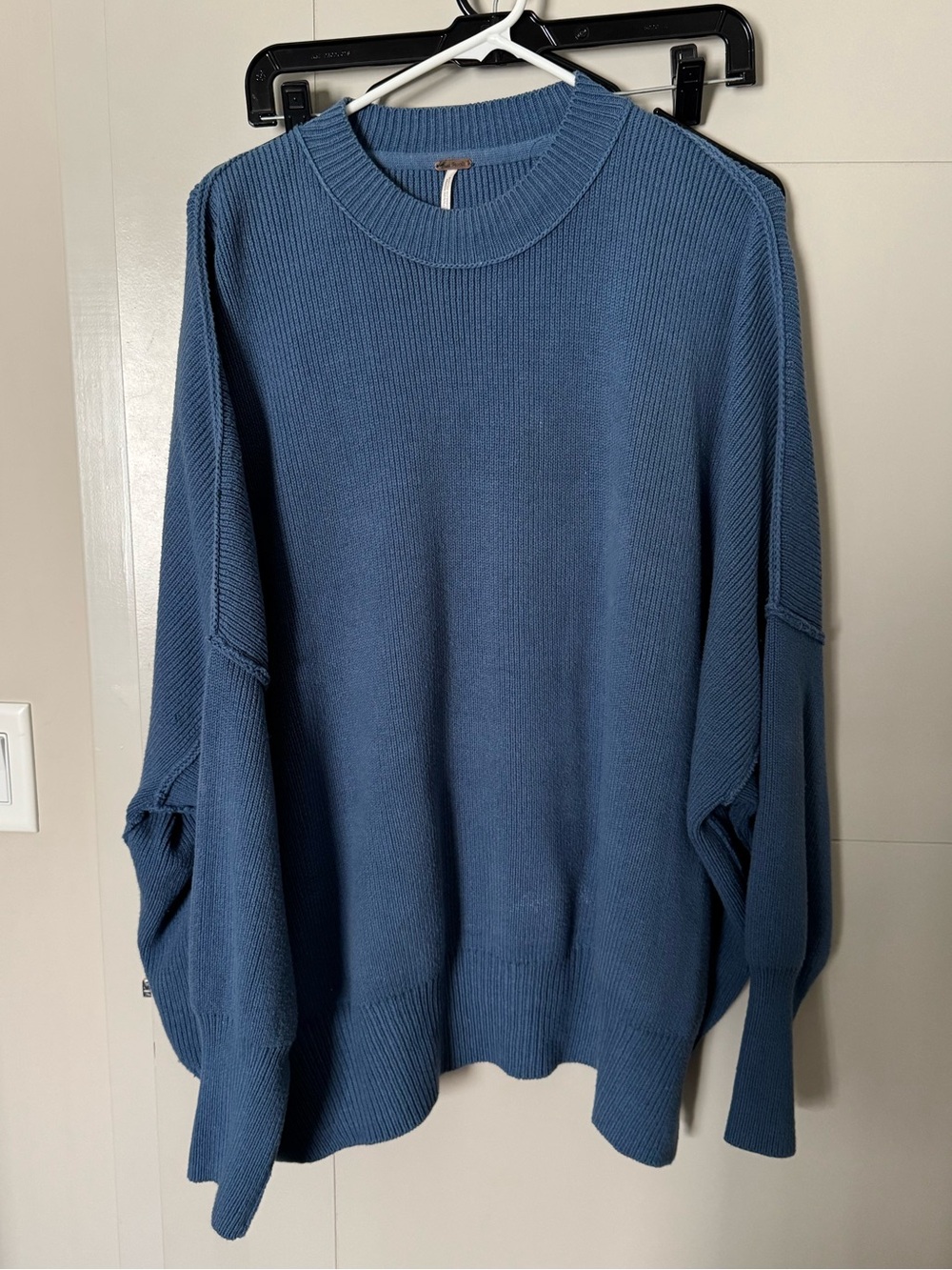 Free People Easy Street Tunic Sweater - Sky Blue